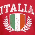 thumbnail image 3 of CafePress - Italia Men's Fitted T Shirt (Dark) - Men's Fitted T-Shirt, 3 of 4