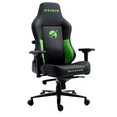 thumbnail image 2 of Hdcanada Osiris Series Chaise de Jeu Dossier Haut Ergonomique Cuir PU Premium Accoudoirs 4D Inclinable, Inclinable et Réglable Soutien Lombaire avec Massage - Vert, 2 of 10