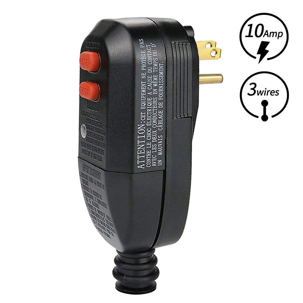 OAONAN GFCI Replacement Plug Assembly 3Prongs with Ground Fault