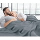 thumbnail image 3 of Manta Utopia Bedding Queen, 229 x 229 cm, punto suave, gris, 3 of 9