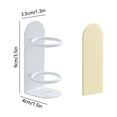 thumbnail image 3 of Rewenti Wall Mounted Iron toothbrush Shelf Non Perforated Appliance Storage Rack Manual Shaver Storage Rack toothbrush Shelf, 3 of 6