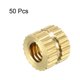 thumbnail image 3 of Inserciones de rosca estriadas de latón M4 x 5mm(L) x 6.4mm(OD) 50 Pcs, 3 of 3