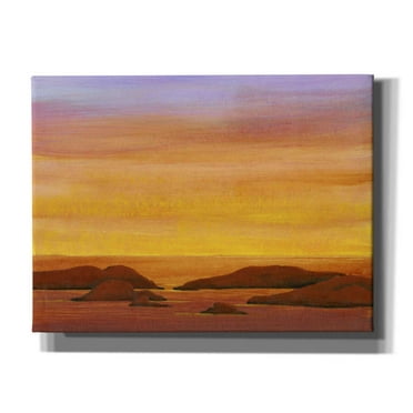 Epic Graffiti 'Ocean Glow II' by Tim O'Toole, Canvas Wall Art, 16"x12"