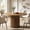Light Brown, variant on Fnova 47.24" Round Dining Table, Wood Coffee Table for 4 People, Modern Farmhouse Kitchen Table for Dining Room (Chairs Not Included)