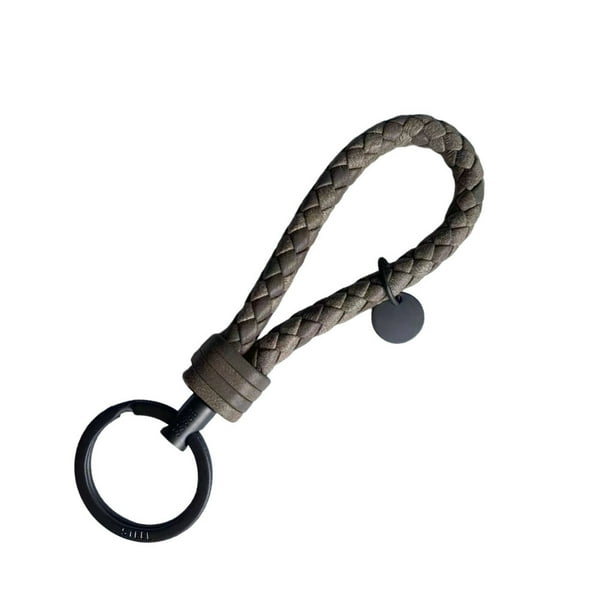 Llavero de cuerda tejida Inteprter de piel de oveja color Albaricoque 3.3*9 cm