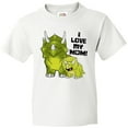 thumbnail image 3 of Inktastic I love my Mom with Baby and Mommy Triceratops Youth T-Shirt, 3 of 5