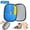 Blue, variant on Tripumer 2PCS Pet Hair Removal Gloves Reusable Static Cling Grooming Gloves Cat & Dog Hair Removal Tool for Clothing, Sofas, Carpets, and Car Seats -Blue