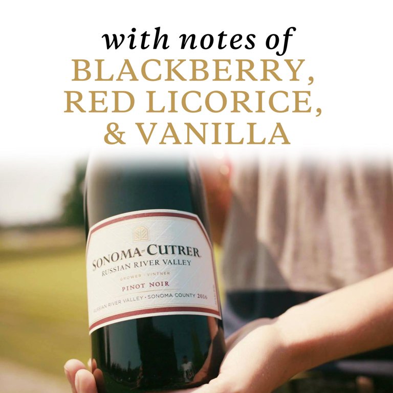 Sonoma-Cutrer Russian River Valley Pinot Noir Red Wine, 750ml