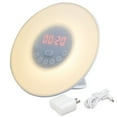 thumbnail image 2 of Despertador Sunrise Wake Up Light para niños, adultos, durmientes pesados ​​con alarmas duales, ayuda para dormir con 6 sonidos de la naturaleza, con 7 colores de luz nocturna, 2 of 5