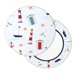 thumbnail image 2 of Balery Nautical Lighthouse Sailboat Fundas de asiento para taburete de bar redondo de tela de terciopelo ajustables que protegen de arañazos y manchas para sillas de 14 a 17 pulgadas.-14 inch, 2 of 7