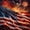 Patriotic 11, variant on Manfei Realistic American Flag Twin Bedding, Fireworks Bedding Comforter Set, Red White Blue, Black Reversible 7pcs