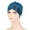 Blue, variant on IROINNID Women's Patchwork India Muslim Ruffle Head Scarf Head-wear Wraps Turbans Beanie Cap Head-wraps,White