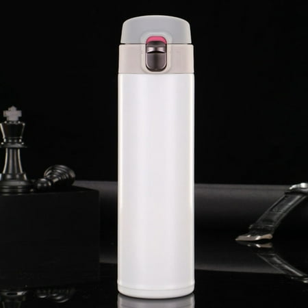 

Stainless Steel Water Bottle Pop Up Vacuum Insulated Portable For Sports