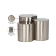thumbnail image 2 of Meridian Furniture Dimple 3 Piece Silver Iron Metal End Table, 2 of 4