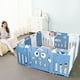 thumbnail image 2 of Parque para Niños Costway Centro Actividad 14 Paneles Regulables Azul 3 Meses-6 Años, 2 of 9