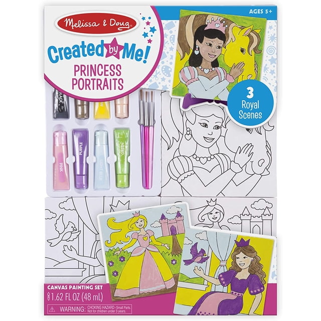 Set de pintura sobre lienzo Melissa & Doug Princesa