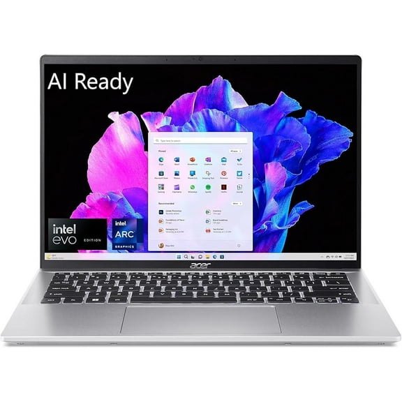 Acer Swift Go 14 14" 2.8K OLED Touchscreen Laptop, Intel Core Ultra 5, 16GB RAM, 1TB HD, 512GB SSD, Silver
