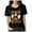 Black_1, variant on Godom Halloween Teacher Shirts for Women Ghost Reading Books Shirt Funny Tee Halloween Party Short Sleeve Tops