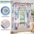 thumbnail image 5 of Pink Blue Butterflies Blackout Curtains Thermal Insulation 63 inch Grommet for Bedroom Living Room Bathroom Kitchen Windows 2 Pack, 5 of 6