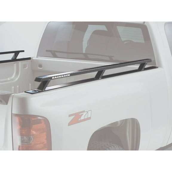 BACKRACK by RealTruck Side Rails to use w/ Standard Bed | Black, No Drill | 65567 | Compatible with 2019-2024 Dodge Ram 1500 6.5' Bed