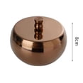thumbnail image 2 of Cenicero (Oro Rosa), Cenicero Grande XXL para Exterior, Cenicero Ultra Resistente, Ceniceros Estables, Cenicero Desodorante para Balcón, Hogar, Restaurante, Lejos de la Tormenta, Muy Práctico para Ext, 2 of 5
