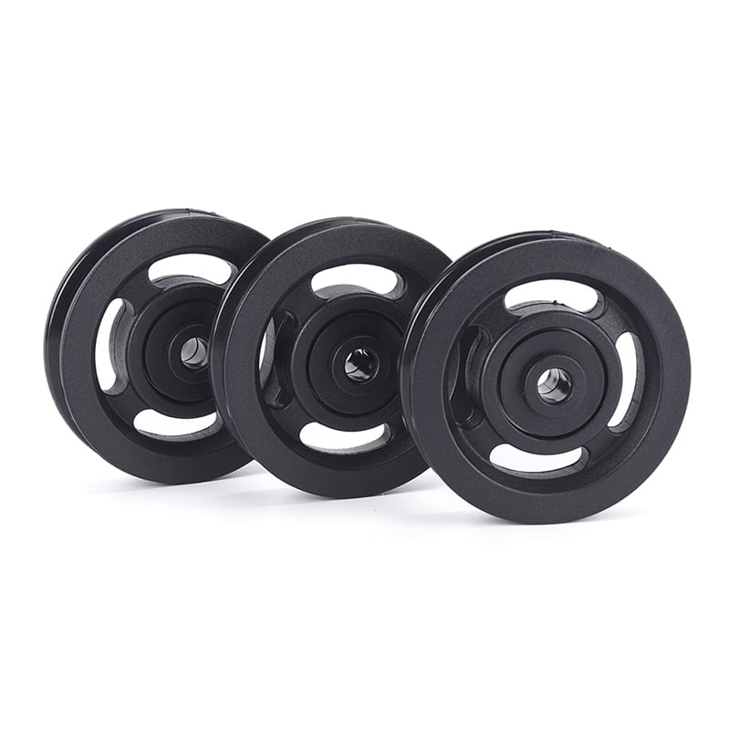 90mm black bearing pulley wheel cable gym equipment part wearproof