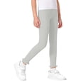 thumbnail image 2 of WRKEKC Leggings for Girls Ice Silk Thin Ruffle Hem Sports Yoga Pants Soft Breathable Summer 1-10 Years, 2 of 7