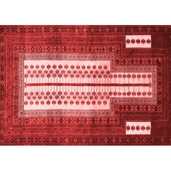 Ahgly Company Indoor Rectangle Persian Red Traditional Area Rugs, 8' x 10'