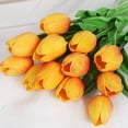 thumbnail image 4 of AFQH 10 pack Tulips Artificial flowers Wedding Home Living room Decoration Bouquet, 4 of 9