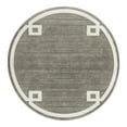 thumbnail image 2 of Jill Zarin Uptown Collection Area Rug - Lenox Hill (5' 3" Round Gray/Ivory), 2 of 6