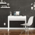 thumbnail image 2 of Polifurniture Tijuca 2 Drawer Writing Desk, White, 2 of 11