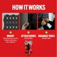 thumbnail image 5 of Smart T Garage Storage Wall Hook | 1.5" J-Hook for Garage Organization, Heavy Duty Organizer Wall Mount or Shelving Hooks, 5 of 11
