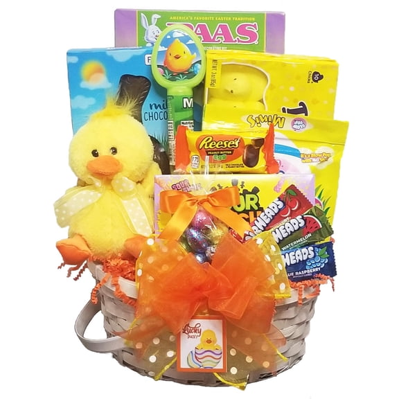 Lucky Ducky Easter Gift Basket For Girl or Boy - Premade Easter Gift Basket