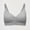 Gray, variant on Front Button Bra Front Closure Breathable Everyday Sports Bras Comfort Front Snap Brassiere for Seniors