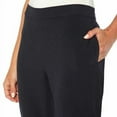 thumbnail image 3 of Banana Republic Womens Tapered Pull On Pant Black 6, 3 of 3