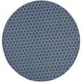 thumbnail image 2 of Nourison Reversible Indoor Outdoor 8' x Round Blue Modern Rug, 2 of 10