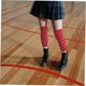 thumbnail image 5 of ADDHAT 2 Pares Medias Largas Rojas Con Estampado De Corazones Para De San Valentín, 5 of 8