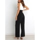 thumbnail image 4 of Pantalones largos de pierna ancha para mujer, pantalones largos de cintura ancha para mujer, pantalones con tiras en la cintura para mujer, una experiencia incomparable, 4 of 9