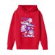 thumbnail image 4 of Moonsky Sudadera con capucha y cordón HUNTRX, estampado de grupo de chicas coreanas, jersey corto, suave y cómodo, top de manga larga para primavera y otoño. Rojo 110, 4 of 5
