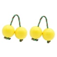 thumbnail image 1 of 2 pares de instrumentos de bola de arena rítmica, favores de fiesta de percusión de calabaza doble, agitador de huevos de música para , juguetes de educación temprana, Amarillo Salvador none, 1 of 5