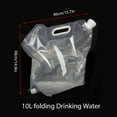 thumbnail image 3 of Water Container Plastic Water Carrier Tank Water Jug Container Bag Portable Water Bag Reusable Beach for The Garden Picnic, 3 of 7