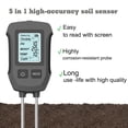 thumbnail image 3 of Sensor De Suelo, Probador Digital De Suelo Fertilidad Humedad Luz Ph Temperatura Fácil De Usar Pantalla LCD Medición Precisa Para Jardines Granjas Invernaderos, 3 of 7