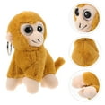 thumbnail image 4 of 1Pcs Plush Monkey Keychain Cute And Fun Golden Stuffed Animal For Backpacks, 4 of 8