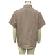 thumbnail image 3 of Blusa y camisa de manga corta con cuello vuelto para hombre, color liso, manga corta, solapa, informal, con botones, blusa para hombre, 3 of 4
