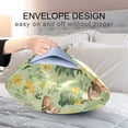 thumbnail image 4 of Yayeee Pillowcase Queen Size Set of 2 Satin Wrinkle Resistant Envelope Pillow Case, Cartoon Forest Animals, 4 of 8