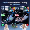 thumbnail image 2 of Adaptador CarPlay inalámbrico ZOUHOE Mini para Apple iPhone, 2 of 9