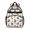 Football Bow White Pattern, variant on Football Bow White Pattern Cute School Backpack Bag for School with Padded Back and Adjustable Shoulder Straps 15.25"x11.5"x5.25"