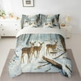 thumbnail image 2 of Castle Fairy Safari Deer 7 Pieces Bedding Comforter Set for Teens,Tree Branches Full Bedding Set Lightweight,Jungle Animal Fitted Sheet Flat Sheet,Microfiber Bedroom Decor, 2 of 8