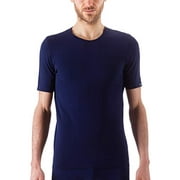 Issimo Men's Round Neck Short Sleeve Athletic Everyday Stretch T-Shirt