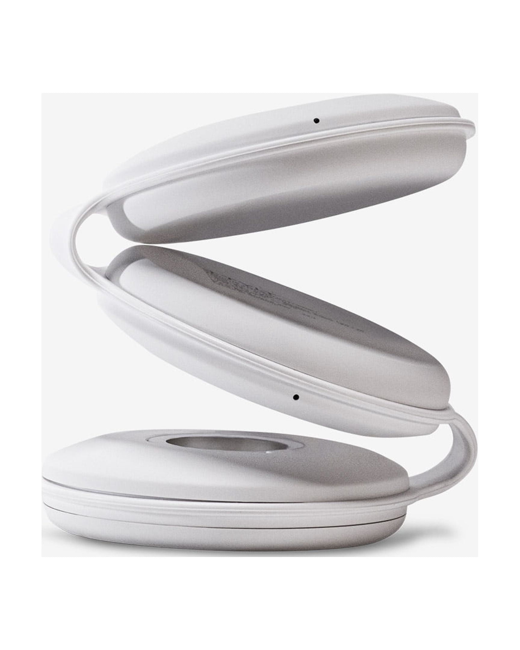 TYLT Folio Trio | 3-in-1 Magnetic Foldable Charger Stand, 15W Fast Wireless Charging Station for iPhone 15/14/13/12 Series, AirPods, and Apple Watch | White